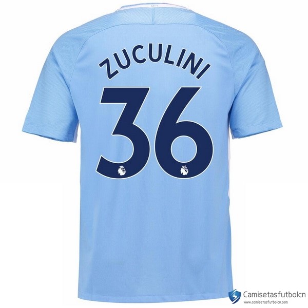Camiseta Manchester City Primera equipo Zuculini 2017-18